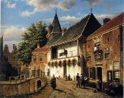 unknow artist European city landscape, street landsacpe, construction, frontstore, building and architecture. 143 oil painting picture wholesale